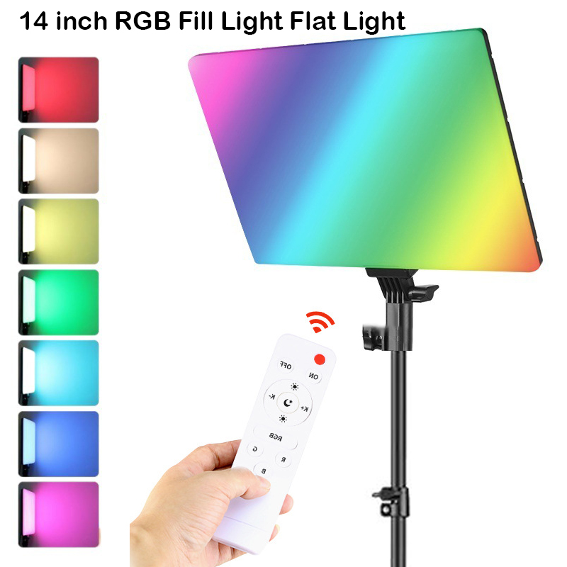 Led Light Panel Stream - RGB 14 ''LED Video Işığı Uzaktan