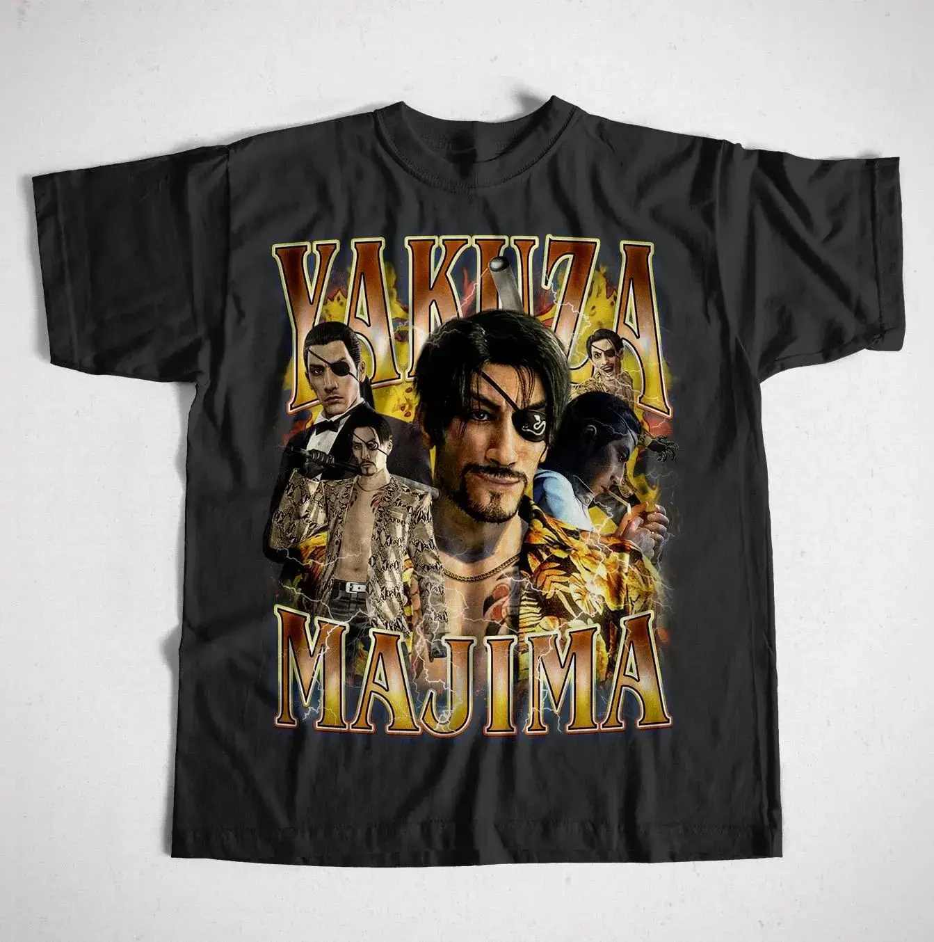 Esports Gaming Shirts - Japon Oyun Grafik Tişörtü Vintage Üstler