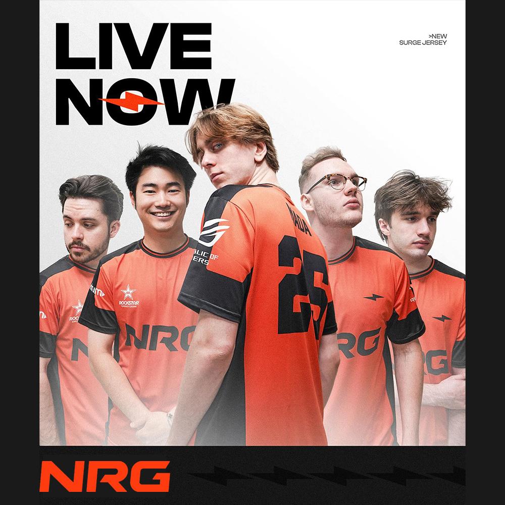 Esports Gaming T Shirt - 2025 NRG Esports Surge Forması Valorant