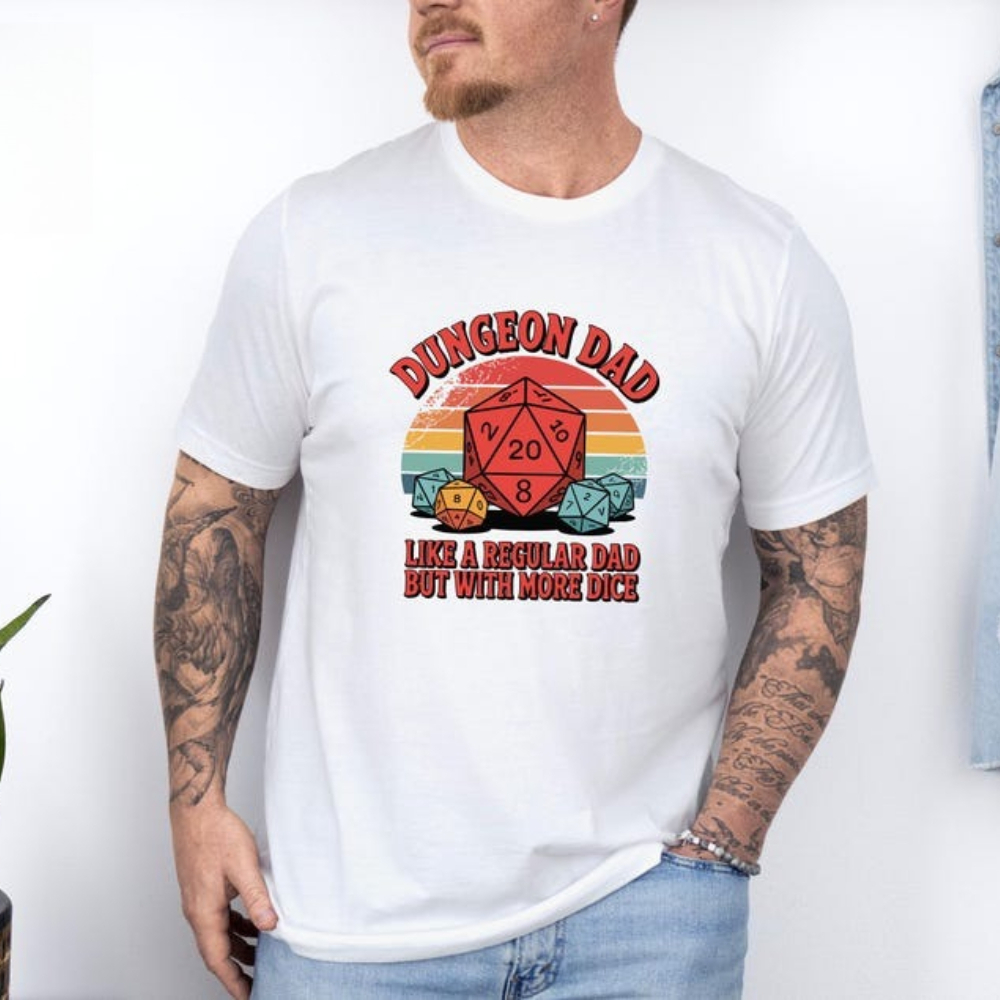 Esports Gaming Shirts - Dungeon Dad Shirt Komik Zindanlar ve