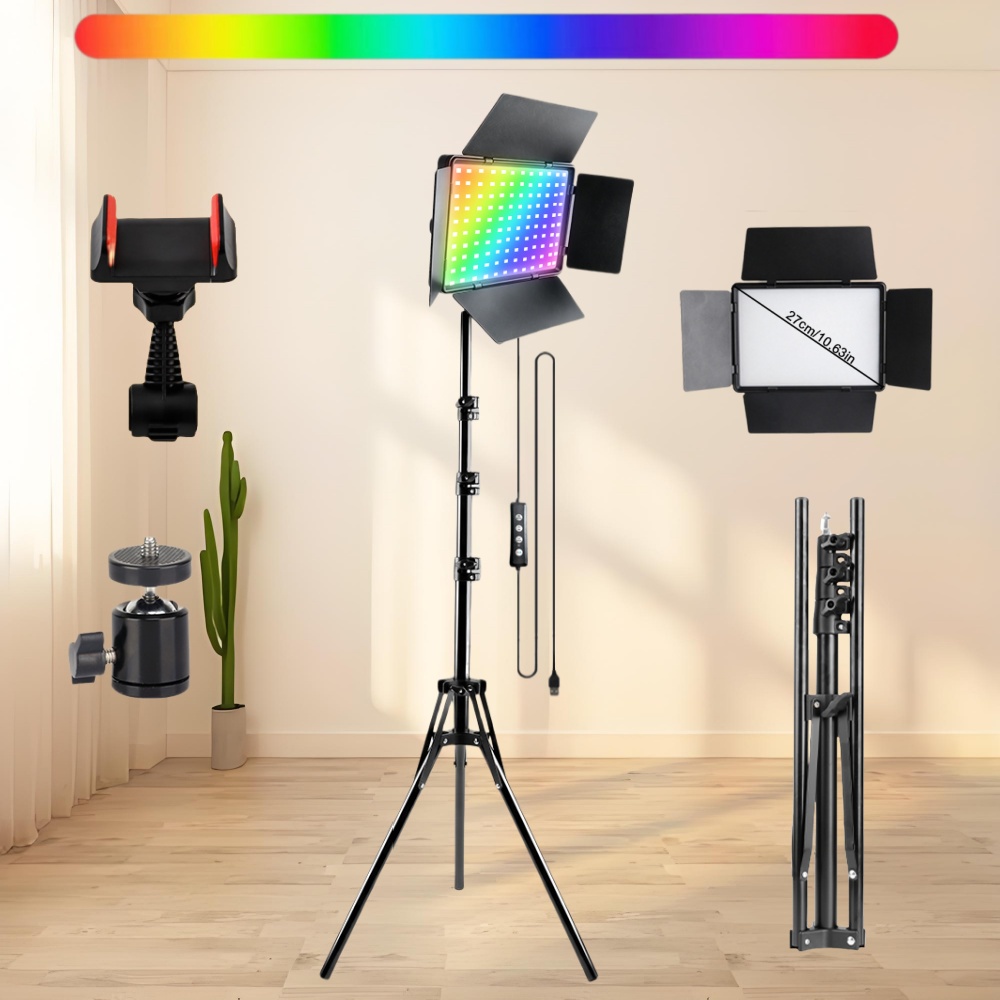 10 İnç RGB LED Panel Işık Kiti - Led Light Panel Stream incelemesi ve fiyatı