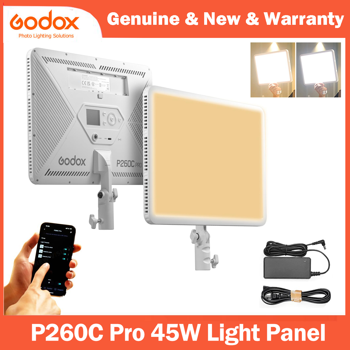 Godox P260C Pro LED Video Işığ - Led Light Panel Stream incelemesi ve fiyatı