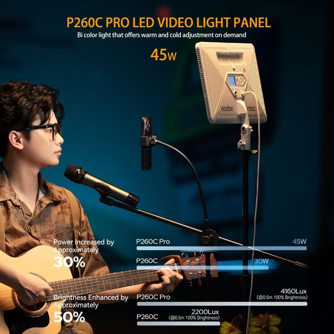 Godox P260C Pro LED Video Işığ - Led Light Panel Stream incelemesi ve fiyatı