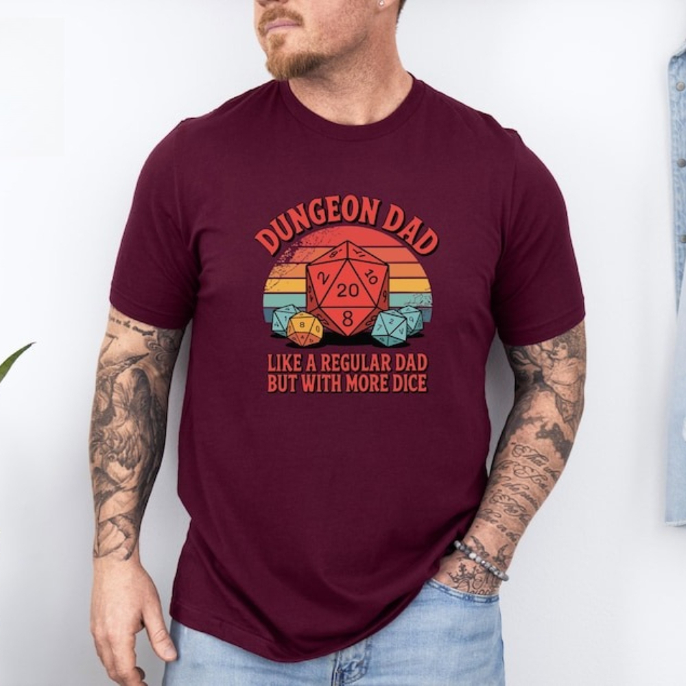 Dungeon Dad Shirt Komik Zindan - Esports Gaming Shirts incelemesi ve fiyatı